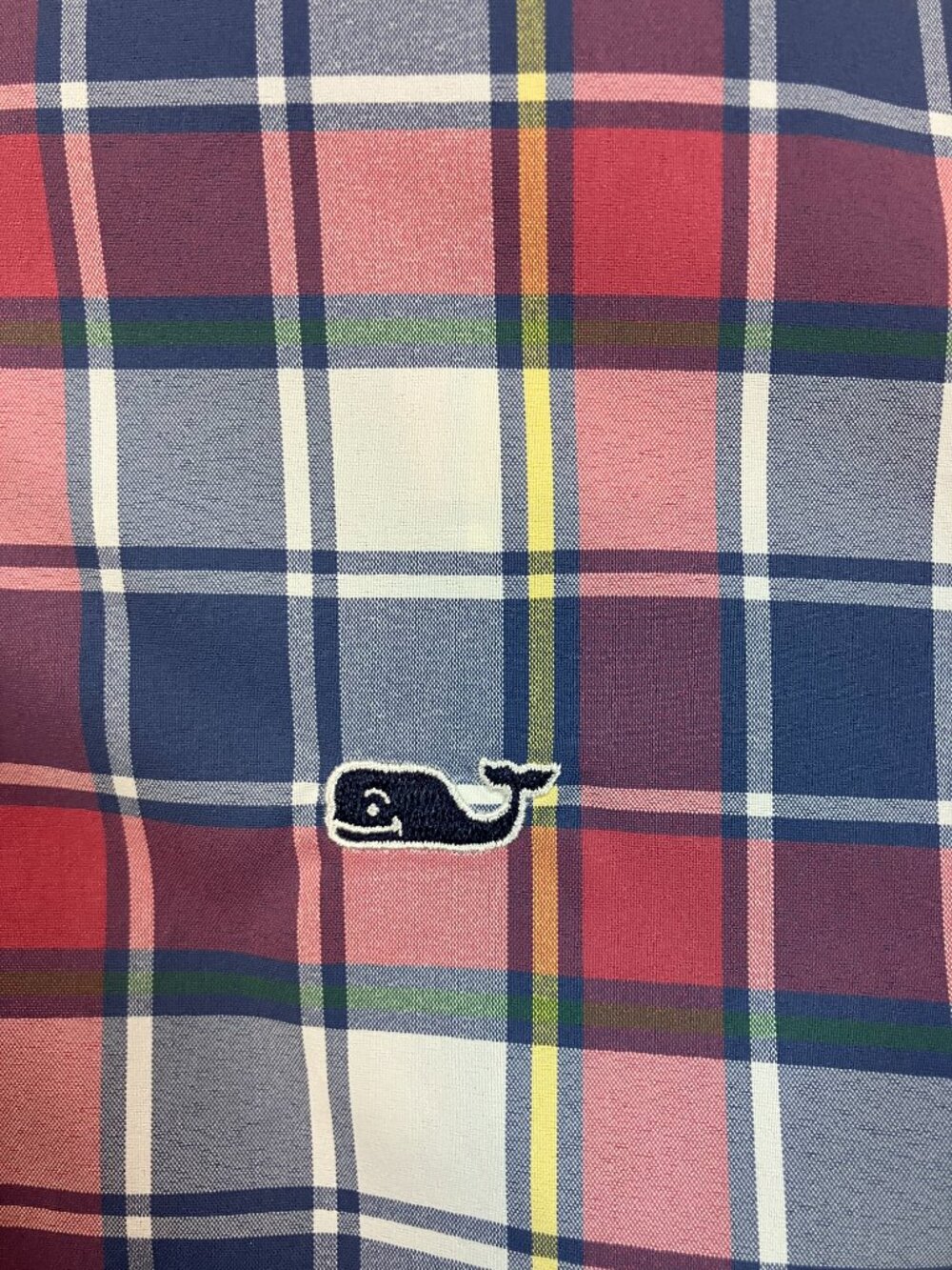 Vineyard Vines Slim Fit Whale Plaid Button Down Shirt Mens M - Picture 4 of 4